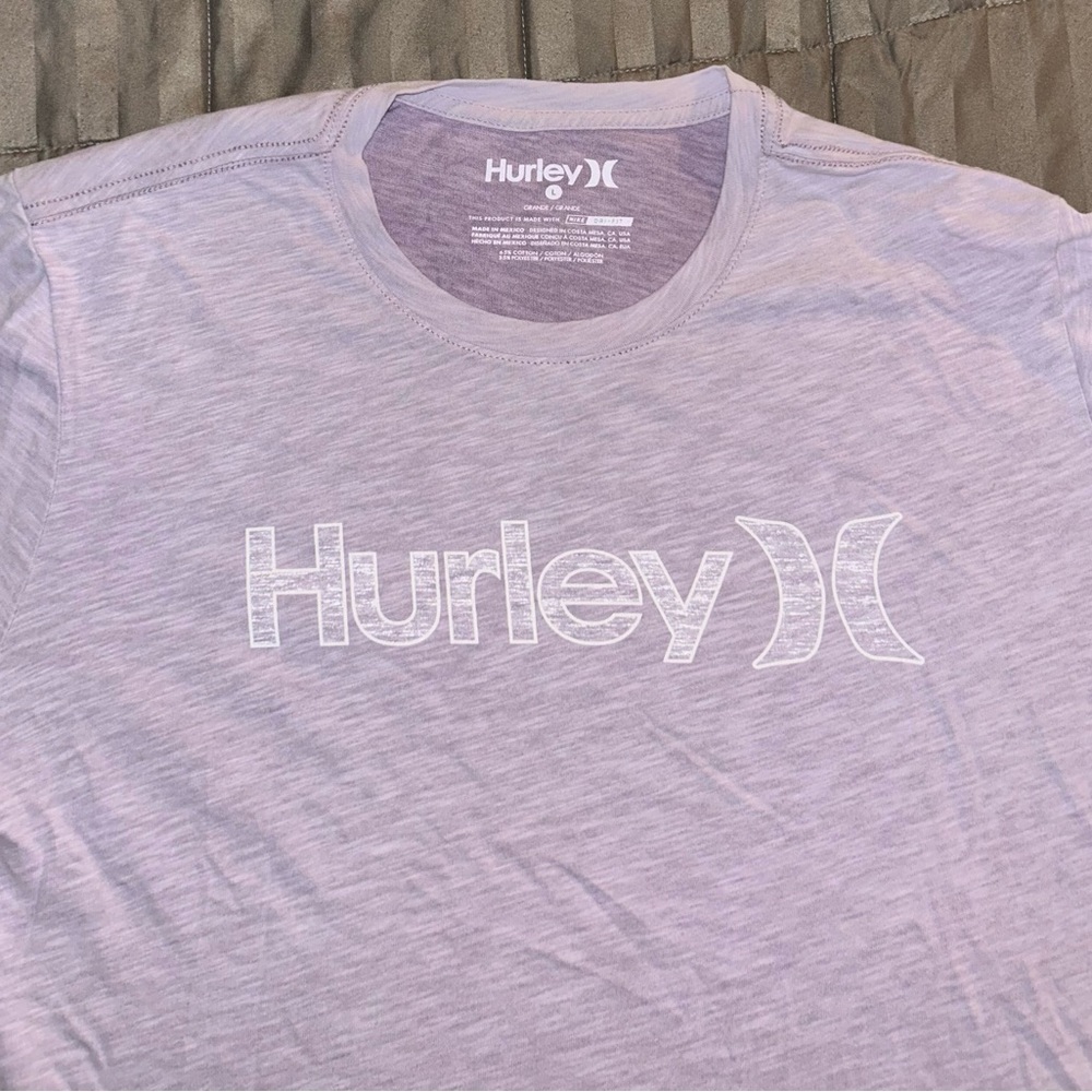 Hurley Light Purple Short Sleeve Tee